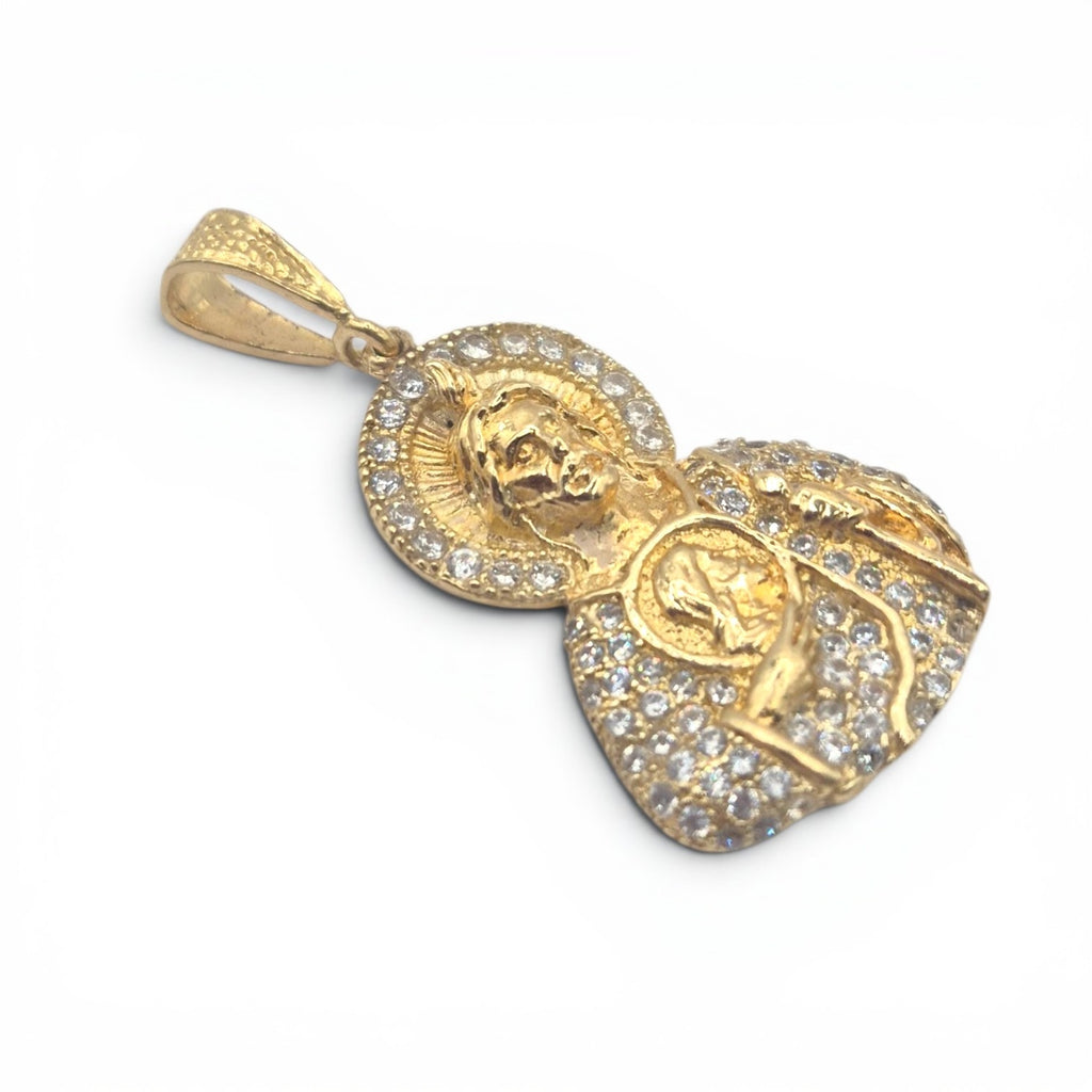DIJE SAN JUDAS TADEO MOD02 BAÑO DE ORO 14K
