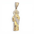 DIJE SAN JUDAS TADEO CUERPO COMPLETO, BAÑO ORO 14K