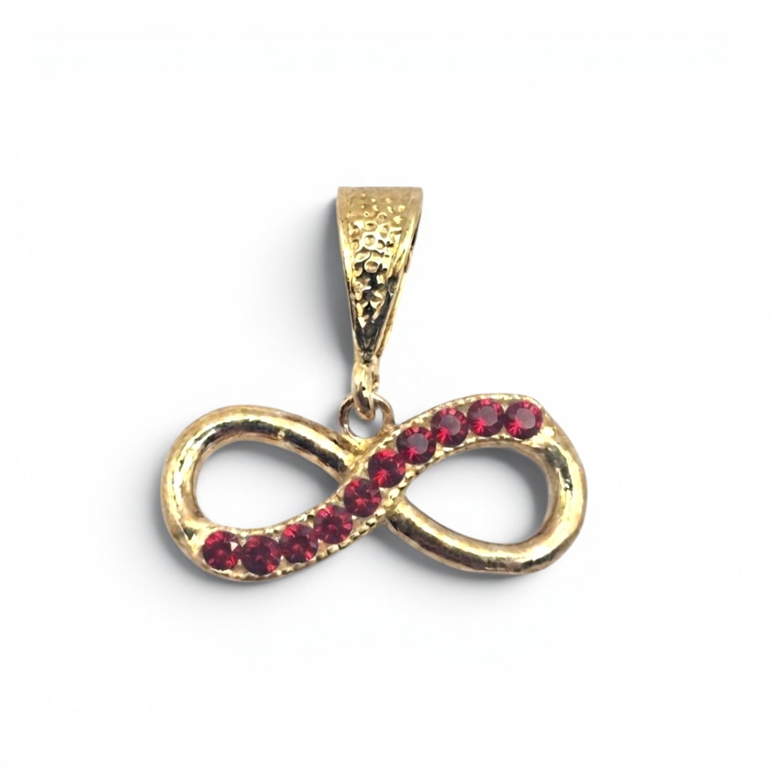 DIJE INFINITO BAÑO DE ORO 14K