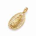 DIJE DE LA VIRGEN DE GUADALUPE BAÑO DE ORO 14K