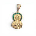 DIJE SAN JUDAS TADEO BAÑO ORO 14K