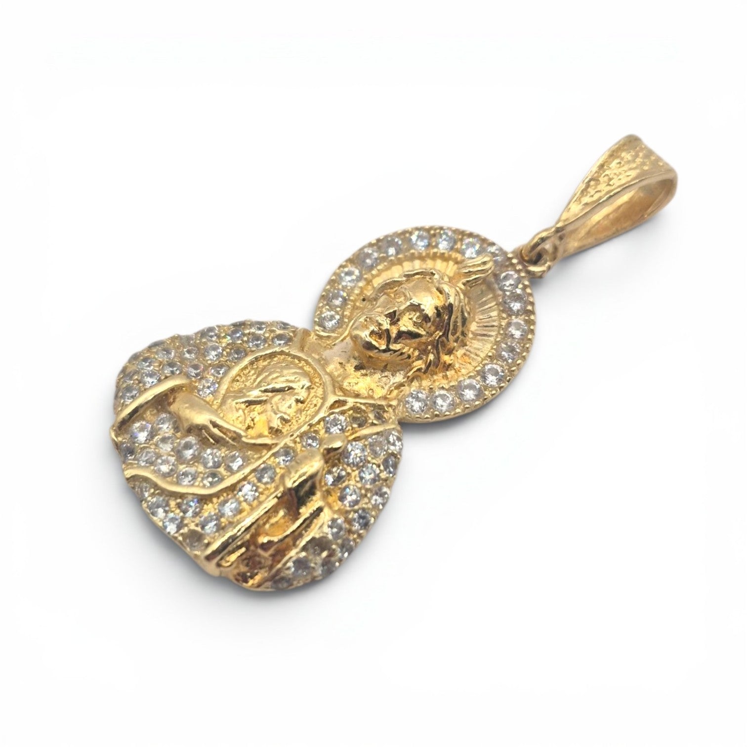DIJE SAN JUDAS TADEO MOD02 BAÑO DE ORO 14K